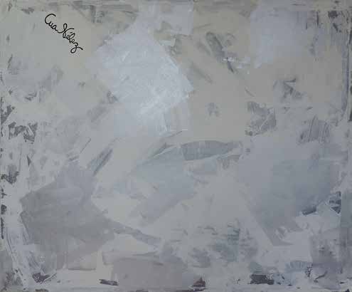 Work AV — 07, acrylic on canvas, 100 × 100 cm, by Ana Vélez