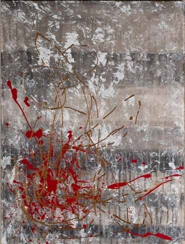 Work AV — 11, acrylic on canvas, 60 × 80 cm, by Ana Vélez