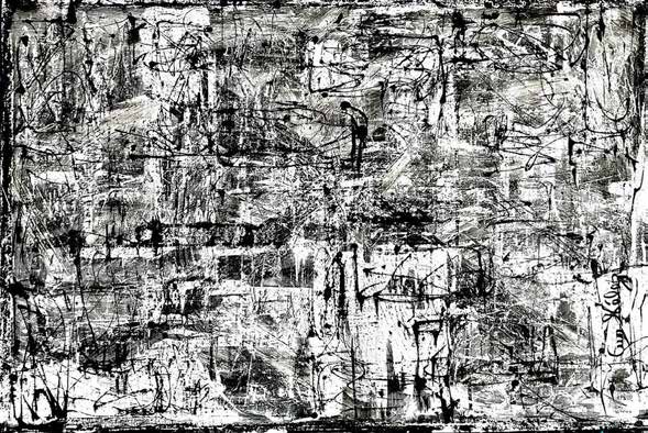 Work AV — 16, acrylic on canvas, 120 × 80 cm, by Ana Vélez