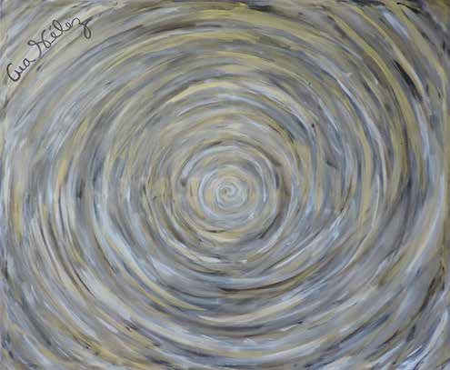 Obra AV — 17, acrílico sobre tela, 110 × 90 cm, de Ana Vélez