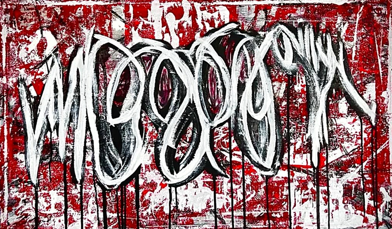 Work AV — 29, acrylic on canvas, 100 × 60 cm, by Ana Vélez