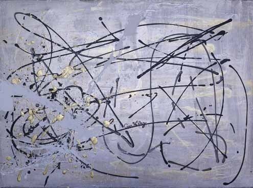 Obra AV — 43, acrílico sobre tela, 80 × 60 cm, de Ana Vélez
