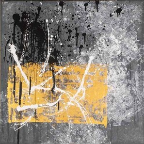 Work AV — 46, acrylic on canvas, 60 × 60 cm, by Ana Vélez