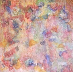 Work AV — 49, acrylic on canvas, 140 × 140 cm, by Ana Vélez