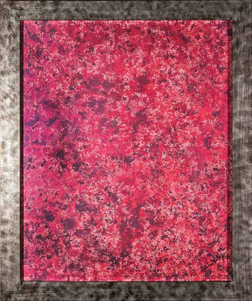 Work AV — 53, acrylic on canvas, 104 × 124 cm, by Ana Vélez