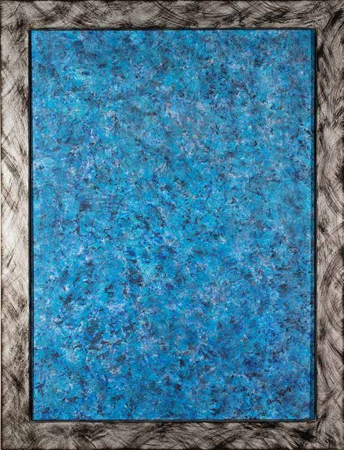 Work AV — 54, acrylic on canvas, 96 × 126 cm, by Ana Vélez