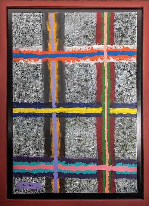 Obra AV — 57, acrílico sobre tela, 120 × 170 cm, de Ana Vélez