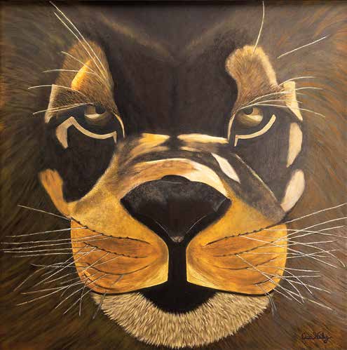 Work AV — 58, acrylic on canvas, 134 × 134 cm, by Ana Vélez